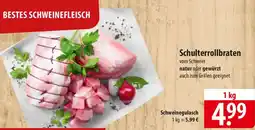 Famila Nord Ost Schulterrollbraten vom Schwein natur oder gewürzt Angebot