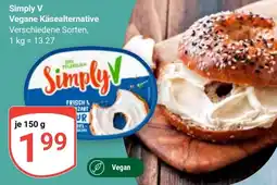 Globus Simply V Vegane Käsealternative Angebot