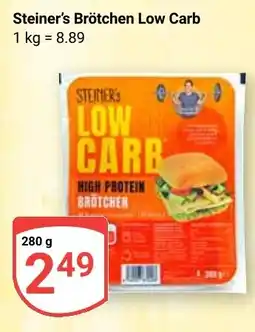 Globus Steiner's Brötchen Low Carb Angebot
