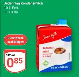 Globus Jeden Tag Kondensmilch Angebot