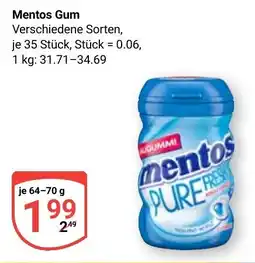 Globus Mentos Gum Angebot