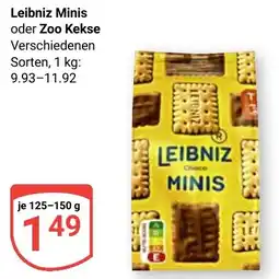 Globus Leibniz Minis oder Zoo Kekse Angebot