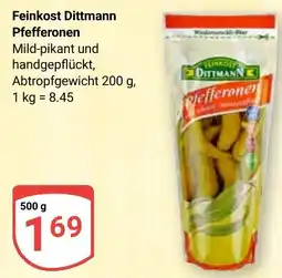 Globus Feinkost Dittmann Pfefferonen Angebot