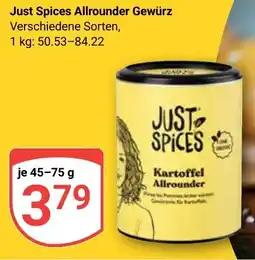 Globus Just Spices Allrounder Gewürz Angebot