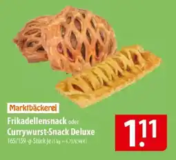 Famila Nord Ost Marktbäckerei Frikadellensnack oder Currywurst-Snack Deluxe Angebot