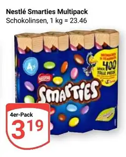Globus Nestlé Smarties Multipack 4er-Pack Angebot