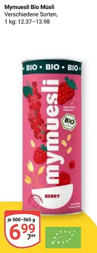 Globus Mymuesli Bio Müsli Angebot