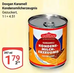 Globus Dovgan Karamell Kondensmilcherzeugnis Angebot