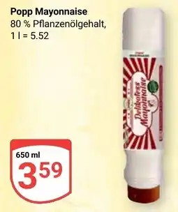Globus Popp Mayonnaise Angebot