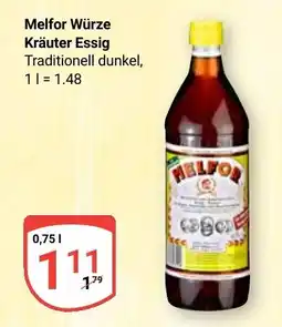 Globus Melfor Würze Kräuter Essig Angebot