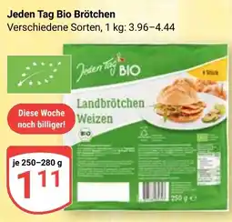 Globus Jeden Tag Bio Brötchen Angebot