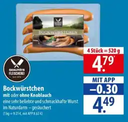 Famila Nord Ost Bockwürstchen mit oder ohne Knoblauch Angebot