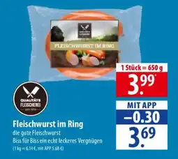 Famila Nord Ost Fleischwurst im Ring Angebot