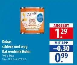 Famila Nord Ost Dokas schleck und weg Katzendrink Huhn Angebot