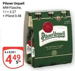 Globus Pilsner Urquell MW-Flasche, Angebot
