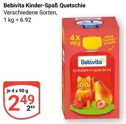Globus Bebivita Kinder-Spaß Quetschie Angebot