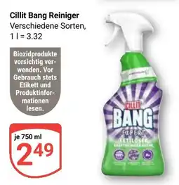 Globus Cillit Bang Reiniger Angebot