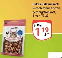 Globus Dokas Katzensnack Angebot