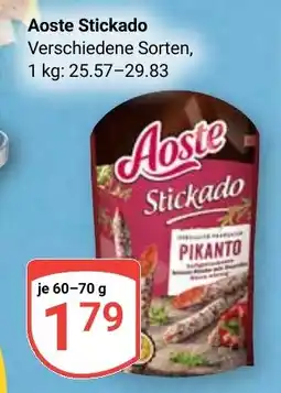 Globus Aoste Stickado Angebot