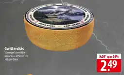 Famila Nord Ost Gwitterchäs Schweizer Schnittkäse Angebot