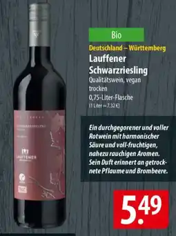 Famila Nord Ost Lauffener Schwarzriesling Angebot
