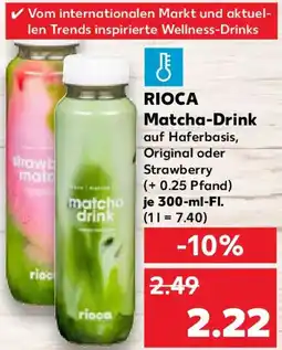 Kaufland RIOCA Matcha-Drink Angebot