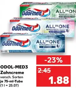 Kaufland ODOL-MED3 Zahncreme Angebot