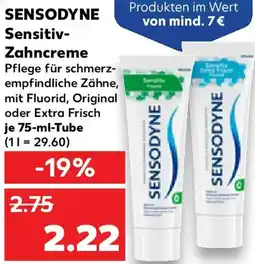 Kaufland SENSODYNE Sensitiv Zahncreme Angebot