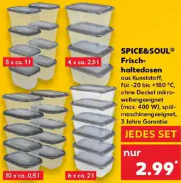 Kaufland SPICE&SOUL Frischhaltedosen Angebot