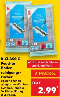 Kaufland K-CLASSIC Feuchte Bodenreinigungstücher Angebot