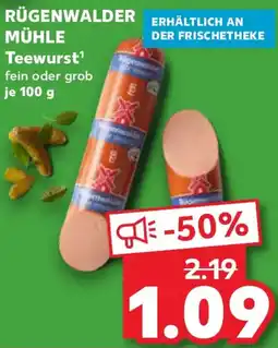 Kaufland RÜGENWALDER MÜHLE Teewurst Angebot