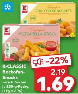 Kaufland K-CLASSIC Backofen Snacks Angebot