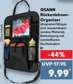 Kaufland OSANN Rückenlehnen Organizer Angebot
