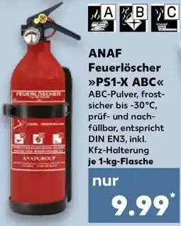 Kaufland ANAF Feuerlöscher PS1-X ABC Angebot