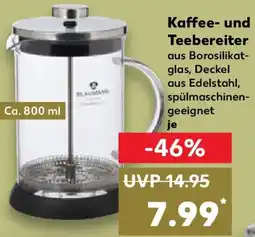 Kaufland Kaffee- und Teebereiter Angebot