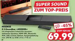 Kaufland HISENSE 2.1-Soundbar HS2000 Angebot