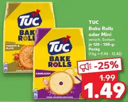 Kaufland TUC Bake Rolls oder Mini Angebot