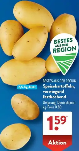 Aldi Süd Speisekartoffeln, vorwiegend festkochend Angebot