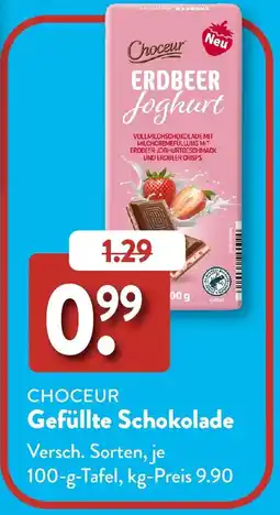 Aldi Süd CHOCEUR Gefüllte Schokolade Angebot