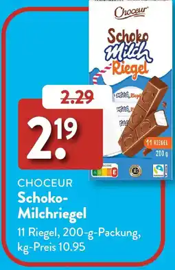 Aldi Süd CHOCEUR Schoko Milchriegel Angebot