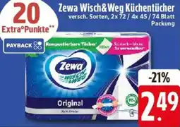 E-Center Zewa Wisch&Weg Küchentücher Angebot