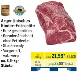 METRO METRO Premium Argentinisches Rinder-Entrecôte Angebot