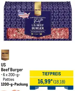 METRO METRO Premium US Beef Burger Angebot