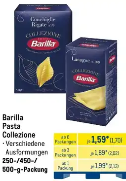 METRO Barilla Pasta Collezione Angebot