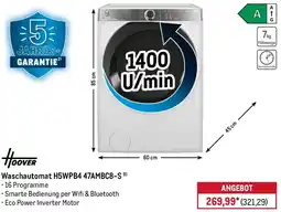 METRO HOOVER Waschautomat H5WPB4 47AMBC8-S Angebot