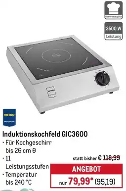 METRO METRO PROFESSIONAL Induktionskochfeld GIC3600 Angebot
