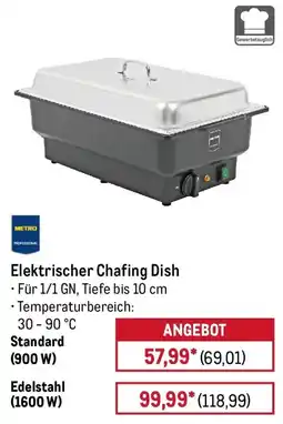 METRO METRO PROFESSIONAL Elektrischer Chafing Dish Angebot