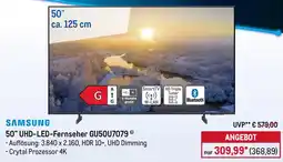 METRO SAMSUNG 50" UHD-LED-Fernseher GU50U7079 Angebot