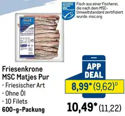 METRO Friesenkrone MSC Matjes Pur Angebot
