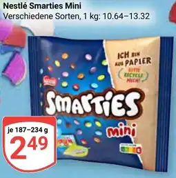Globus Nestlé Smarties Mini Angebot